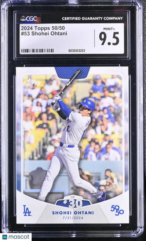 2024 Topps 50/50 Shohei Ohtani #53 CGC 9.5 