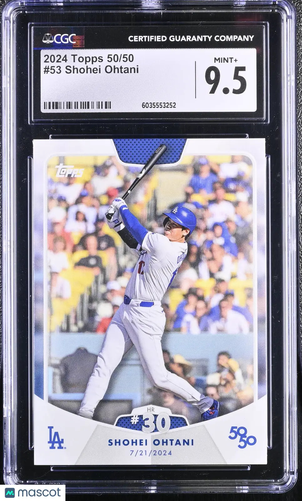 2024 Topps 50/50 Shohei Ohtani #53 CGC 9.5 