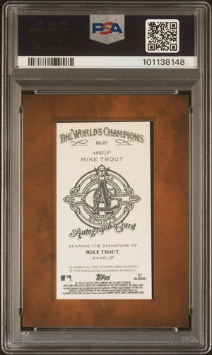 2024 Topps Allen & Ginter Mini Baseball Autographs Auto Mike Trout PSA 9 
