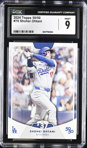 2024 Topps Baseball 50/50 Shohei Ohtani CGC 9 