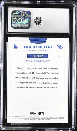 2024 Topps Baseball 50/50 Shohei Ohtani CGC 9 
