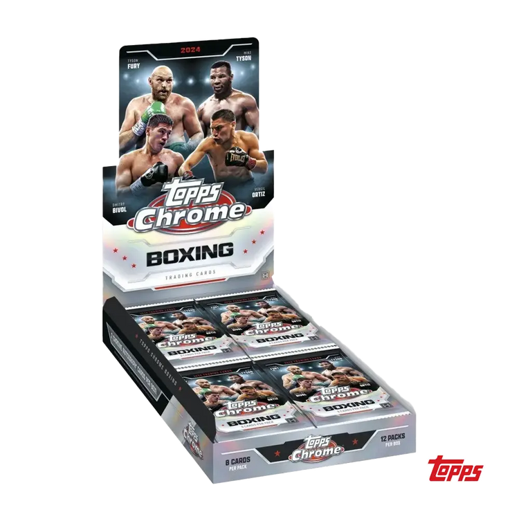 Buy 2024 Topps Chrome Boxing Hobby Box Online - Best Price