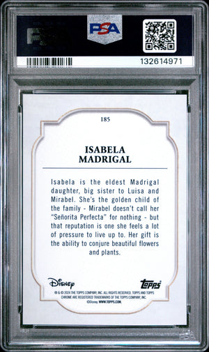 2024 Topps Chrome Disney Isabela Madrigal Gold /50 PSA 10 