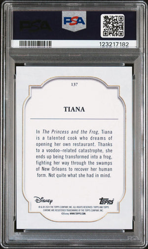 2024 Topps Chrome Disney Sapphire Edition Tiana PSA 10 