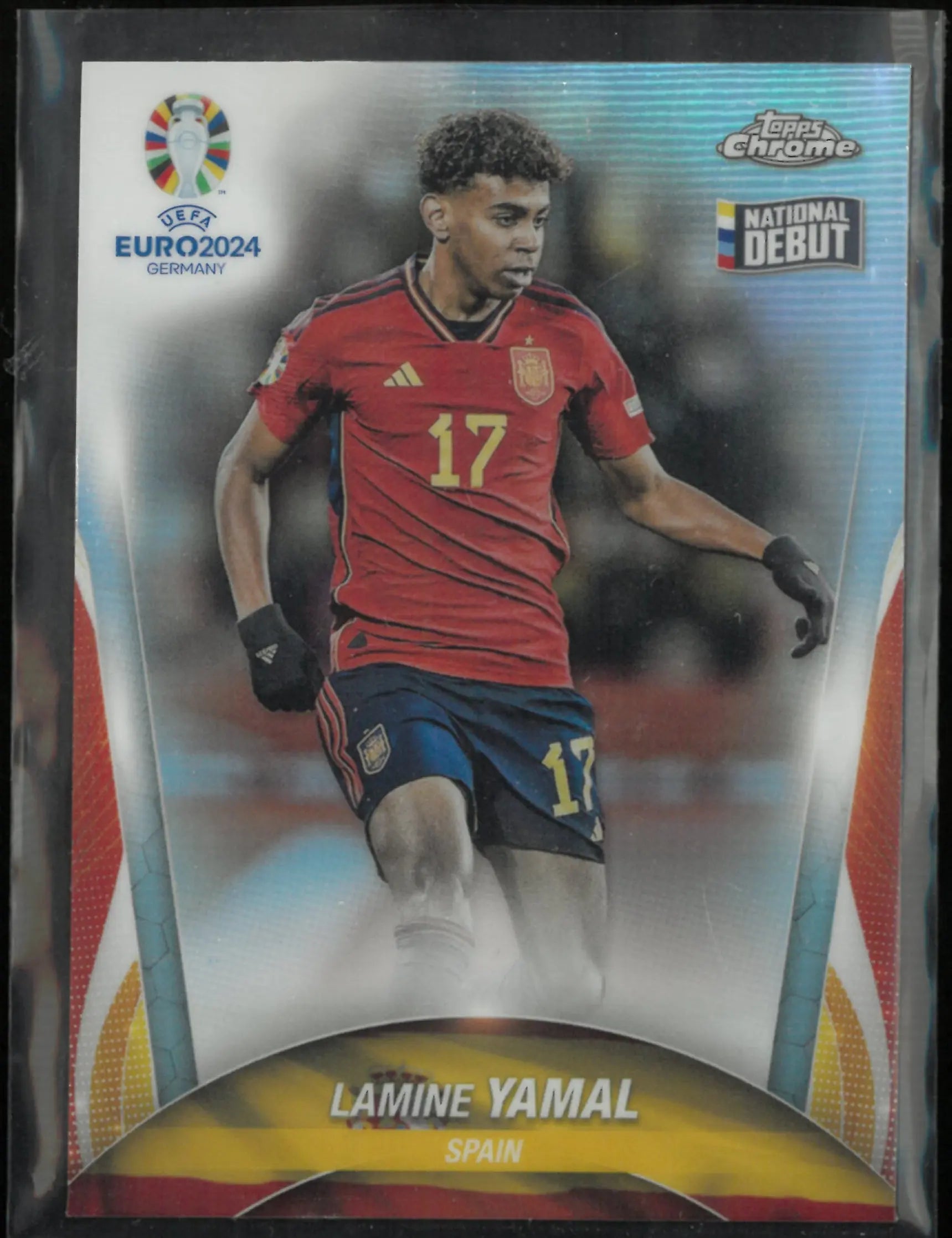 2024 Topps Chrome EURO 2024 Lamine Yamal National Debut 
