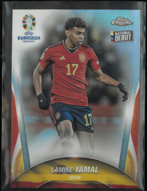2024 Topps Chrome EURO 2024 Lamine Yamal National Debut 