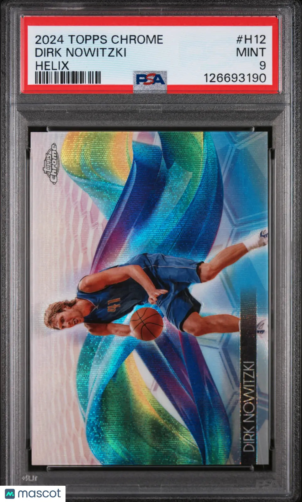2024 Topps Chrome Helix Dirk Nowitzki #H12 PSA 9 