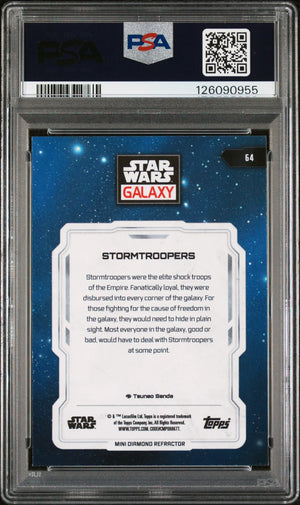 2024 Topps Chrome Star Wars Galaxy Stormtroopers PSA 10 