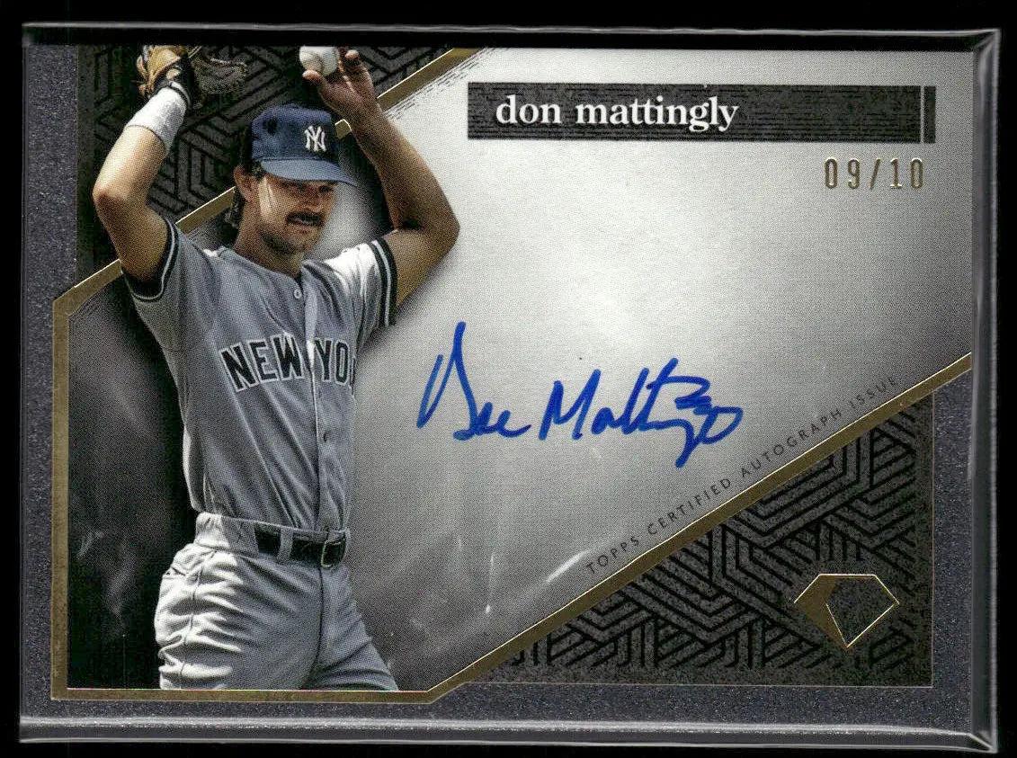 2024 Topps Diamond Icons Gold Auto Don Mattingly /10 