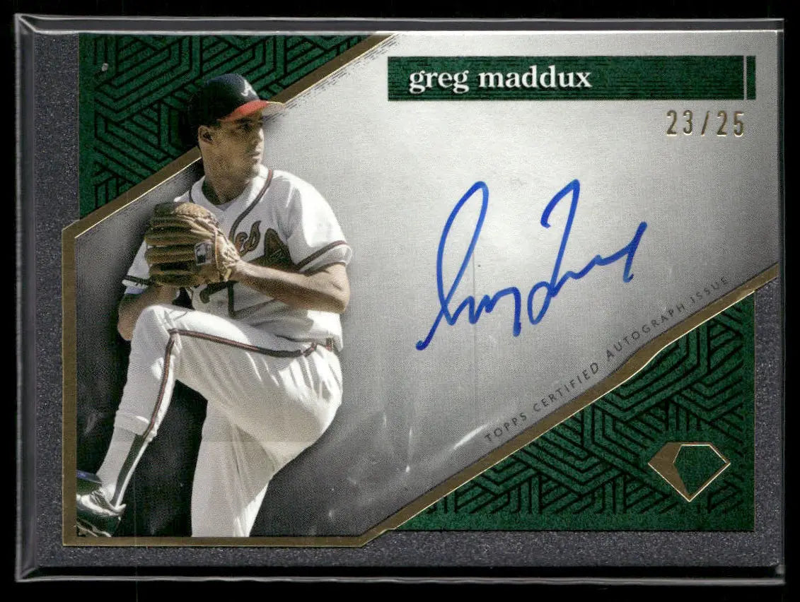 2024 Topps Diamond Icons Green Auto Greg Maddux /25 