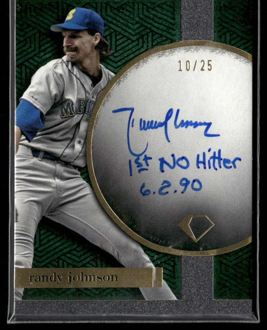 2024 Topps Diamond Icons Green Iconic First Inscription Auto Randy Johnson /25 
