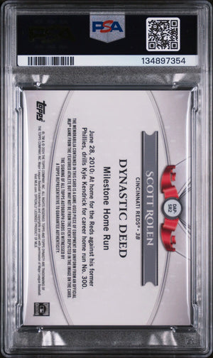 2024 Topps Dynasty Autographed Auto Patch Scott Rolen /10 PSA 9 