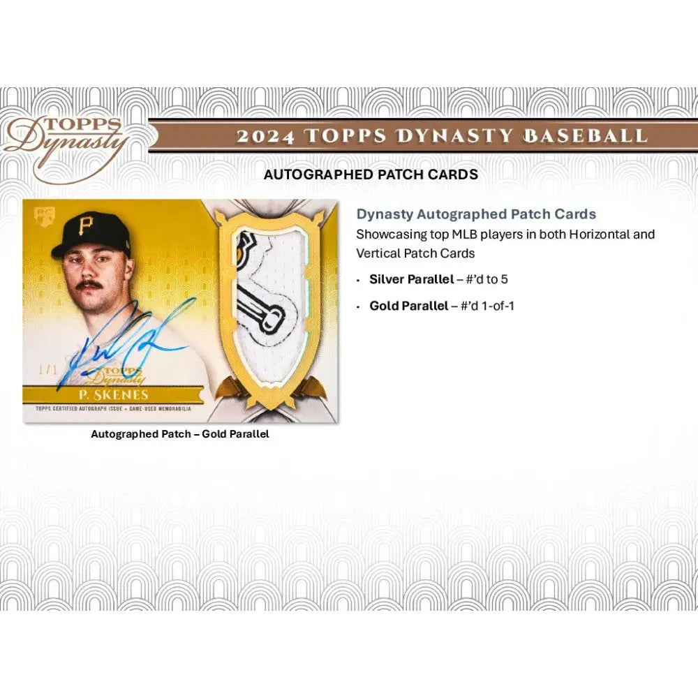 Buy 2024 Topps Dynasty Baseball Hobby Box | Topps Cards for Sale
