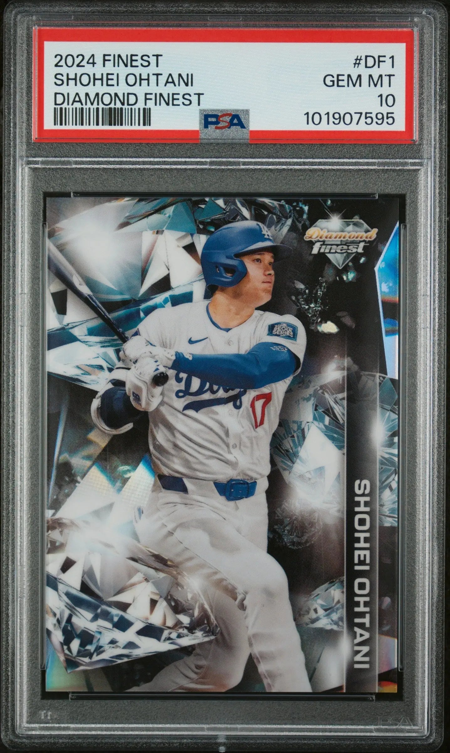 2024 Topps Finest Diamond Finest Shohei Ohtani PSA 10 