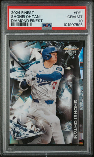 2024 Topps Finest Diamond Finest Shohei Ohtani PSA 10 