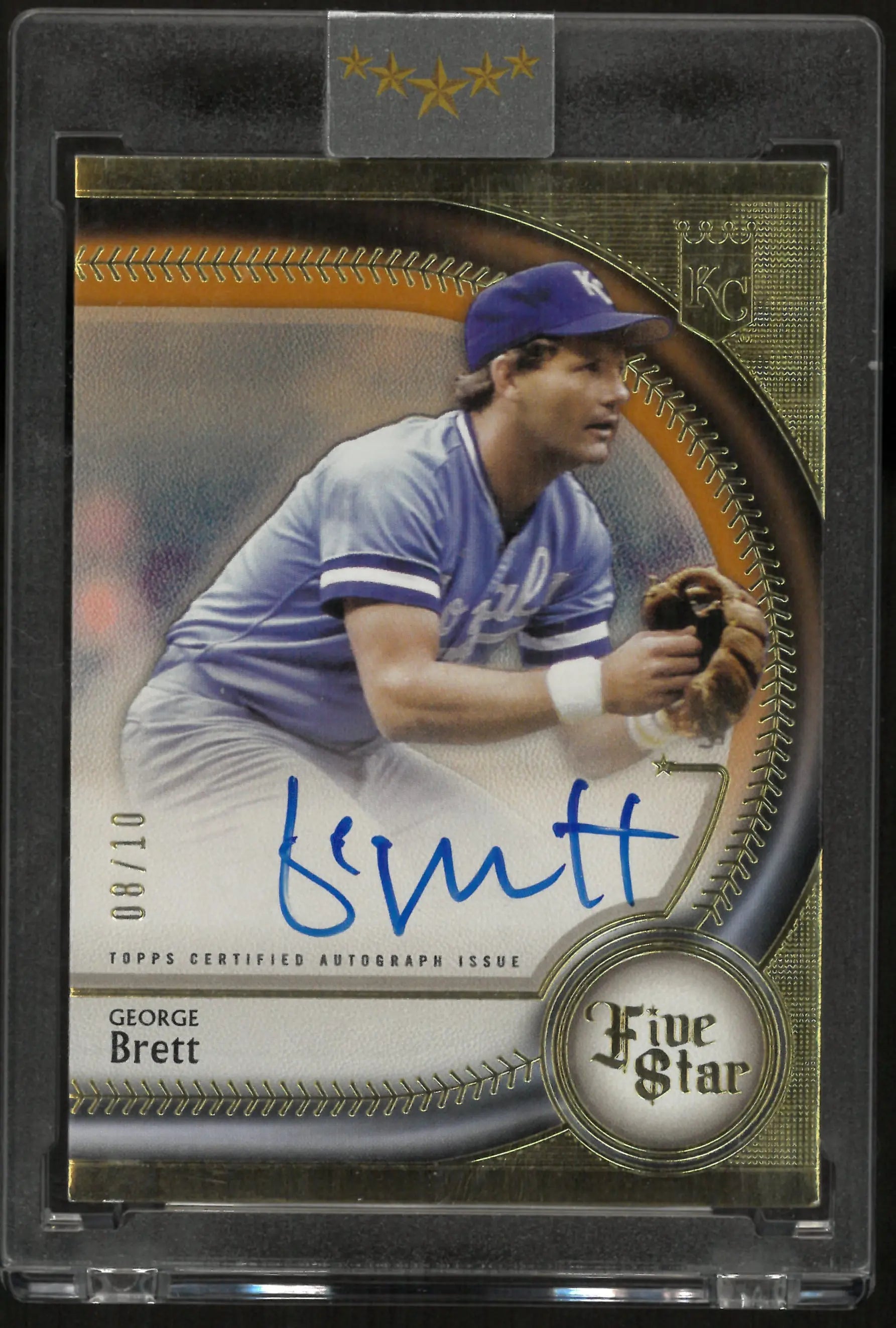 2024 Topps Five Star Autograph George Brett Auto Orange /10 