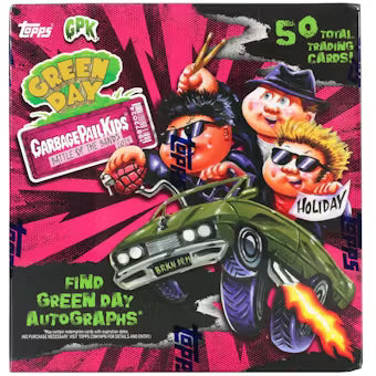 2024 Topps Garbage Pail Kids Battle of the Bands Green Day Hobby Box 