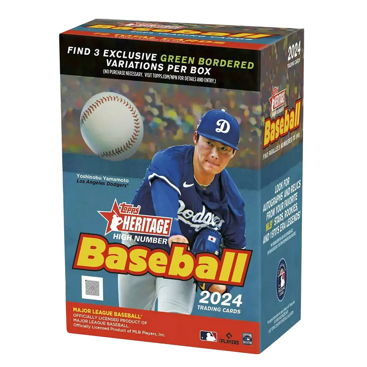 2024 Topps Heritage High Number Baseball Blaster Box 