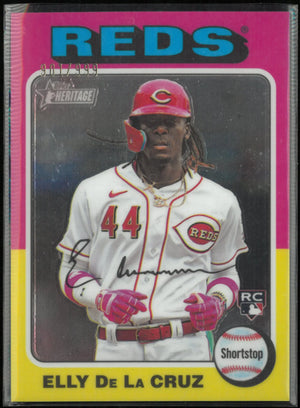 2024 Topps Heritage Rookie Autograph Elly De La Cruz /999 RC 