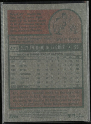 2024 Topps Heritage Rookie Autograph Elly De La Cruz /999 RC 