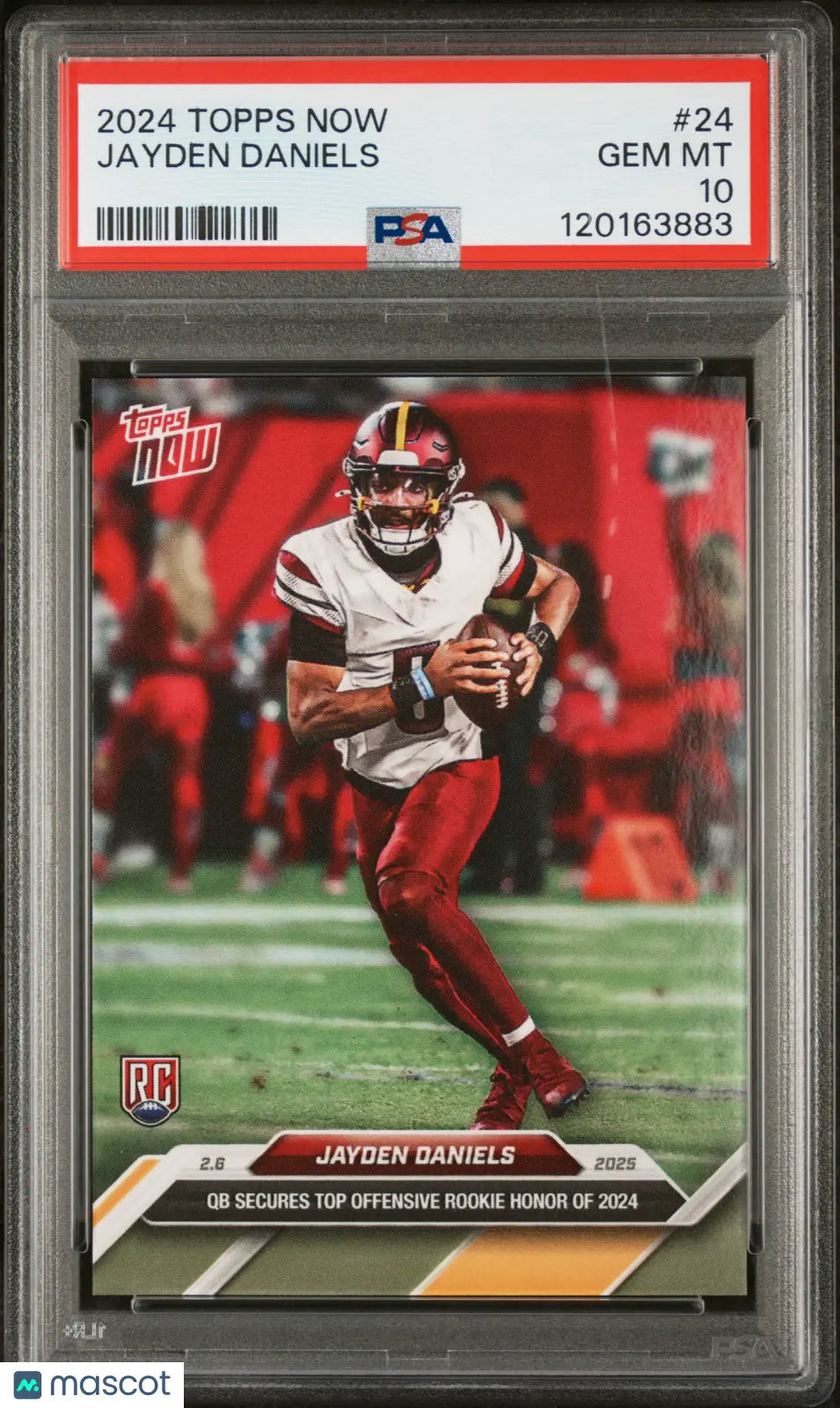 2024 Topps Now Football Jayden Daniels RC Rookie #24 PSA 10 