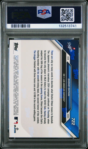2024 Topps Now Shohei Ohtani  PSA 9 