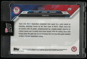 2024 Topps Now United States Olympic Team Curry/James/Durant 
