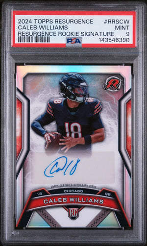 2024 Topps Resurgence Resurgence Rookie Autograph Auto Caleb Williams RC PSA 9 