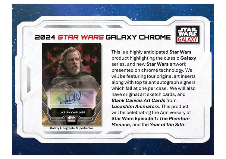 Buy 2024 Topps Star Wars Galaxy Hobby Box Online Today Buy 2024 Topps Star Wars Galaxy Hobby Box Online Today
