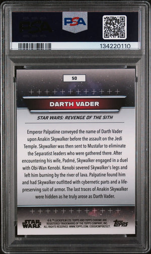 2024 Topps Star Wars Hyperspace Darth Vader #50 PSA 10 