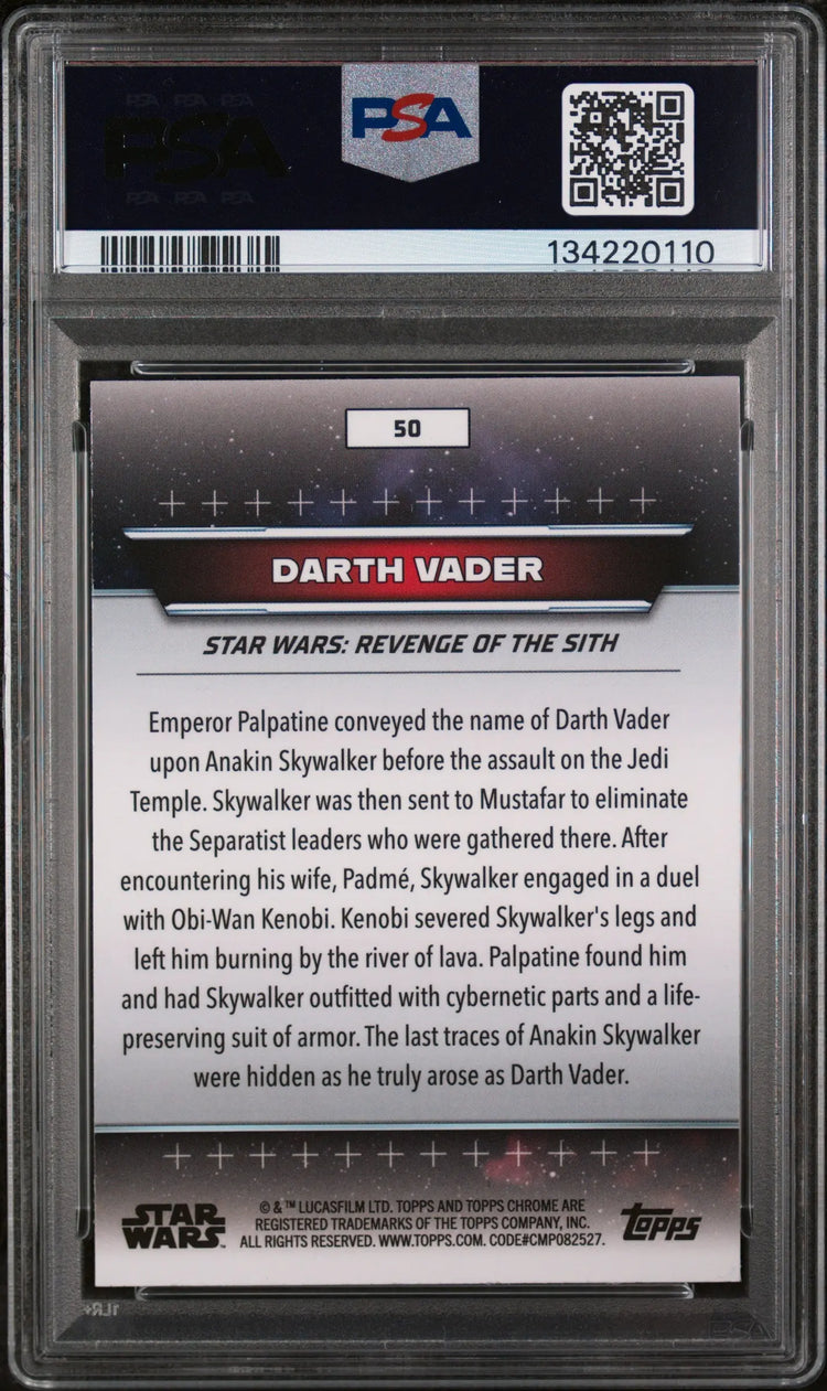 2024 Topps Star Wars Hyperspace Darth Vader #50 PSA 10 