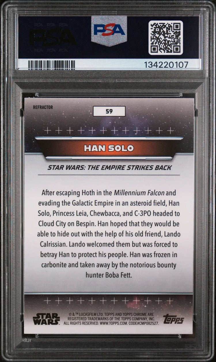 2024 Topps Star Wars Hyperspace Han Solo #59 PSA 10 