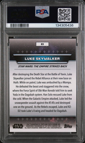 2024 Topps Star Wars Hyperspace Luke Skywalker #83 PSA 10 