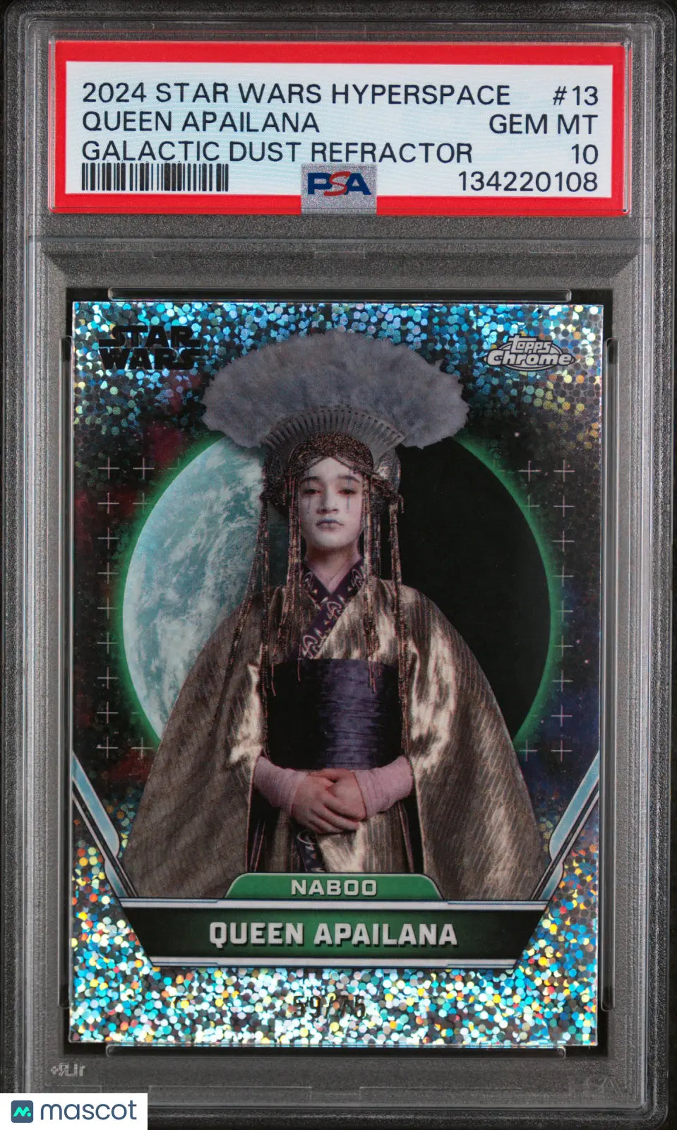 2024 Topps Star Wars Hyperspace Queen Apailana #13 PSA 10 