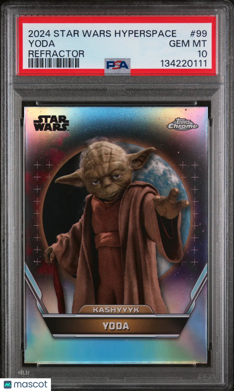 2024 Topps Star Wars Hyperspace Yoda #99 PSA 10 