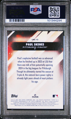 2024 Topps Update Let Him Cook Rookie Paul Skenes RC PSA 10 