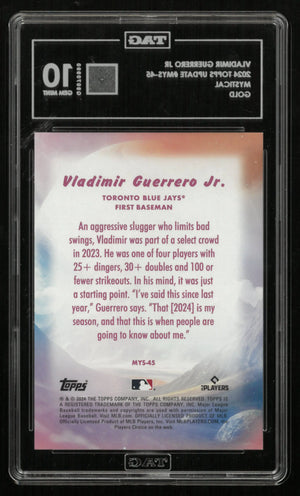 2024 Topps Update Vladimir Guerrero Jr. Mystical Gold /75 TAG 10 