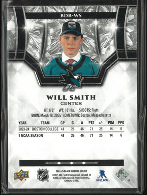 2024 Upper Deck Black Diamond Rookie Will Smith /349 