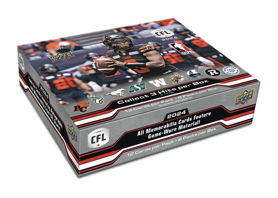 2024 Upper Deck Cfl Football Hobby Box 1