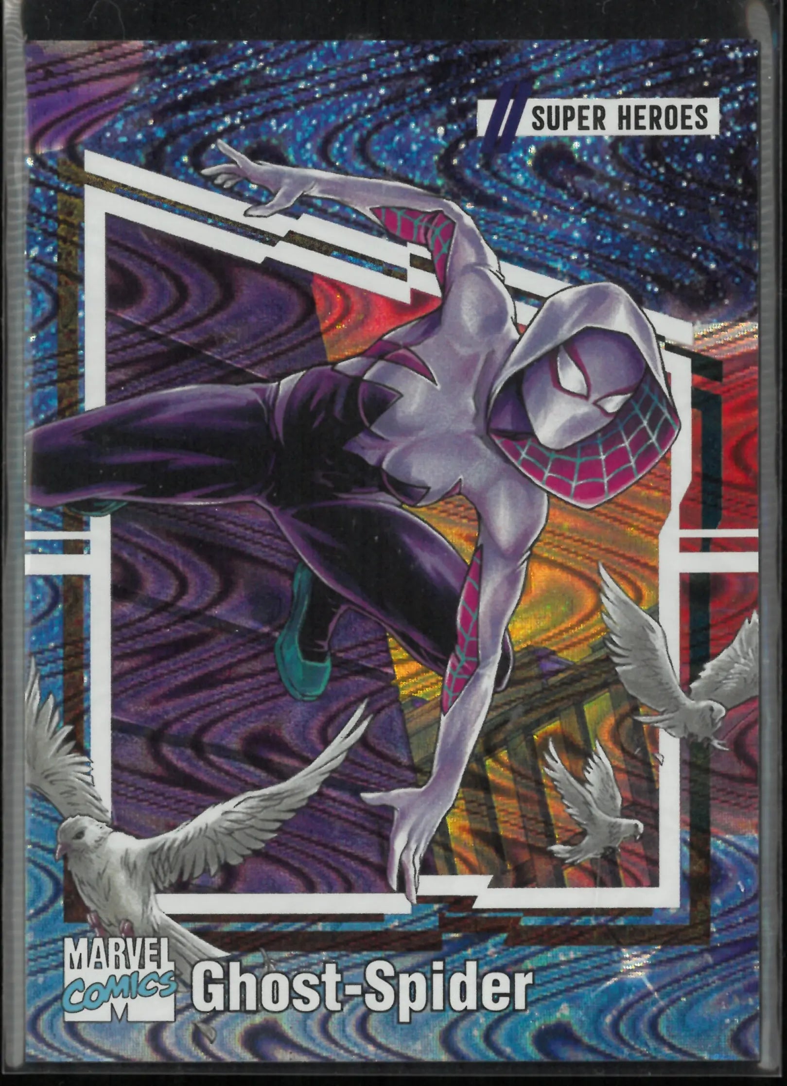 2024 Upper Deck Marvel Spider-Man Renditions Impel Ghost-Spider Verve /90 