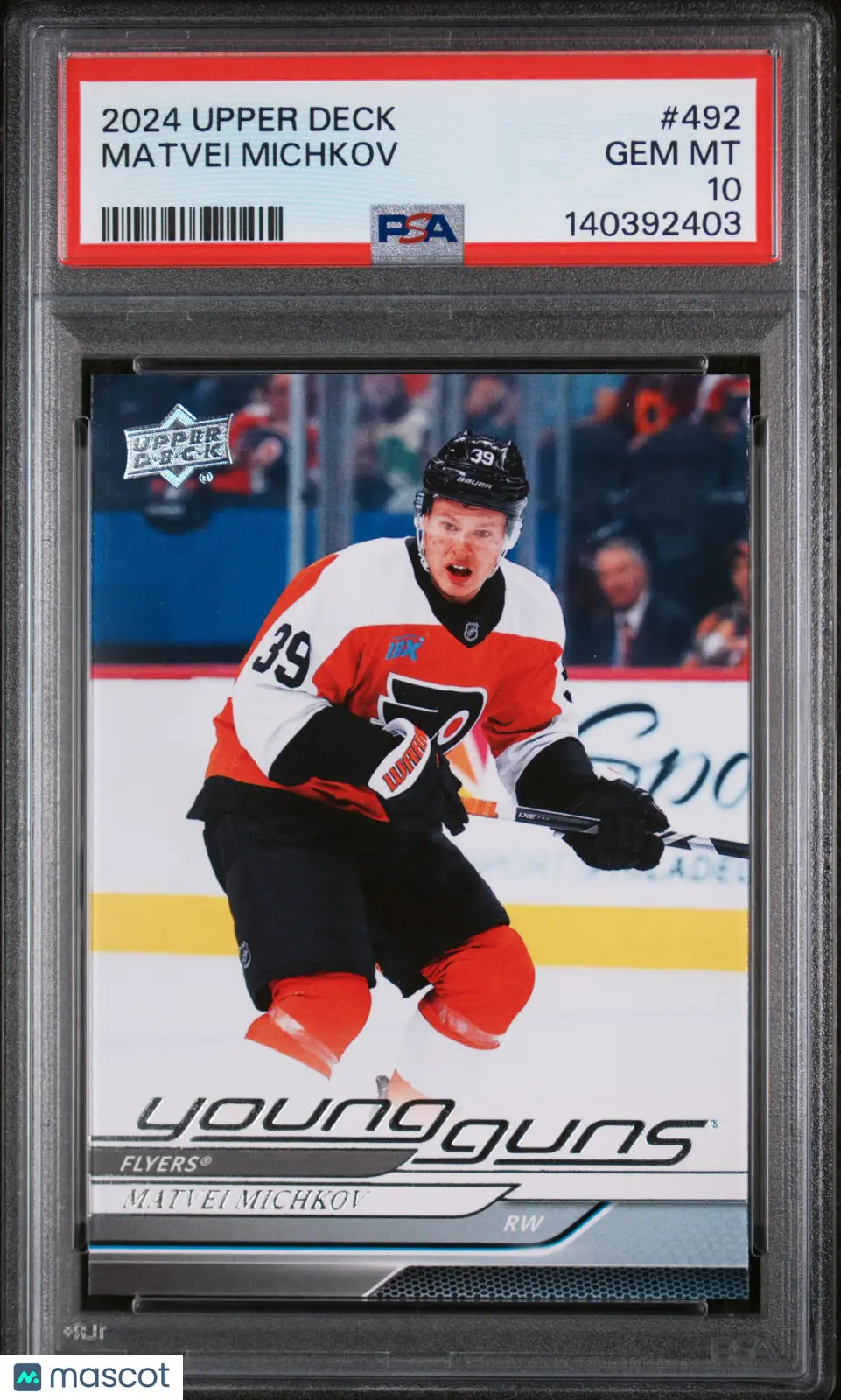 2024 Upper Deck Matvei Michkov #492 PSA 10 