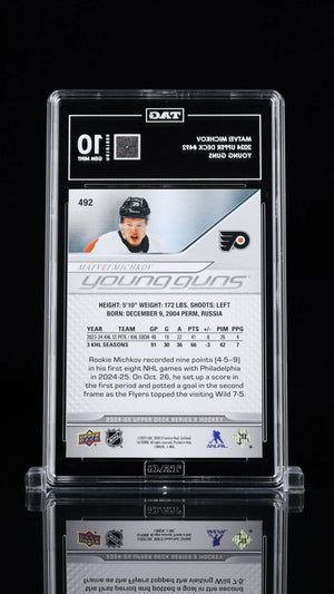 2024 Upper Deck Matvei Michkov #492 TAG 10 