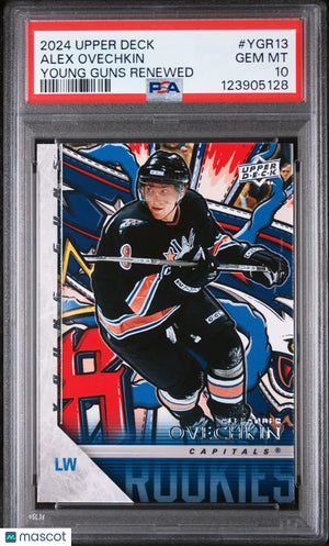 2024 Upper Deck Series 1 Young Guns Renewed Alexander Ovechkin PSA 10 