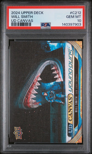 2024 Upper Deck Series 2 UD Young Guns Canvas RC Rookie Will Smith PSA 10 