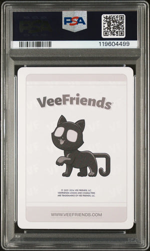 2024 Veefriends Global Retail Partners Super Stickers Boisterous Beaver PSA 9 