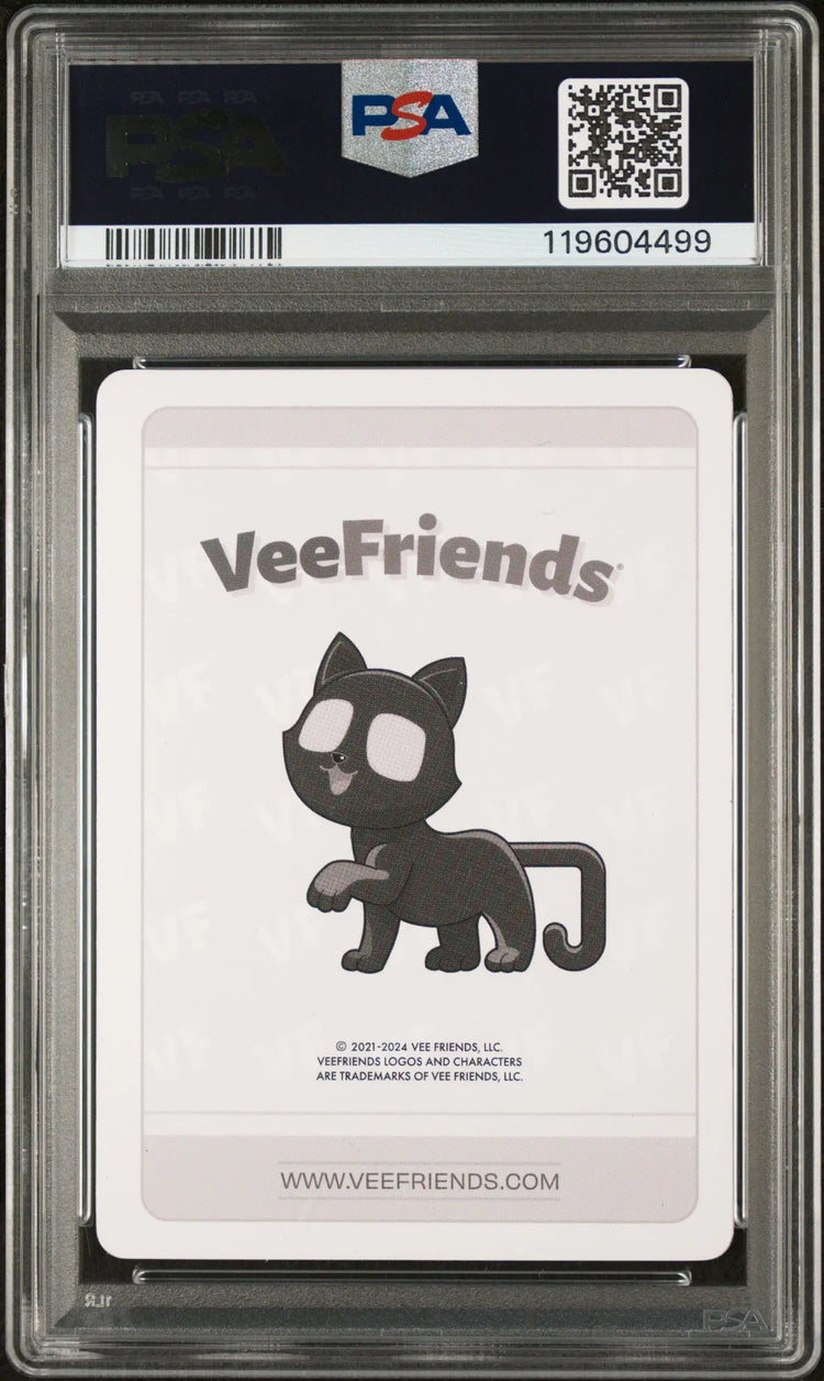 2024 Veefriends Global Retail Partners Super Stickers Boisterous Beaver PSA 9 