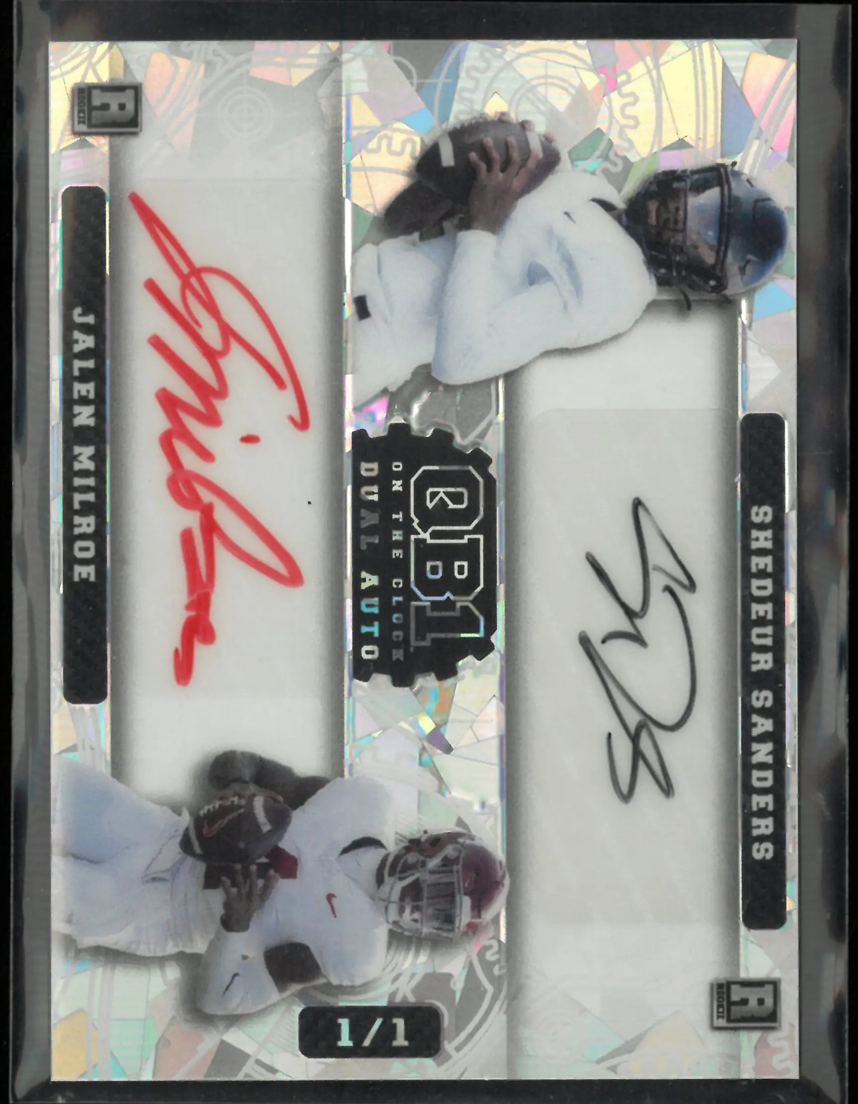 2024 Wild Card Shedeur Sanders/ Jalen Milroe Rookie Autographs 1/1 