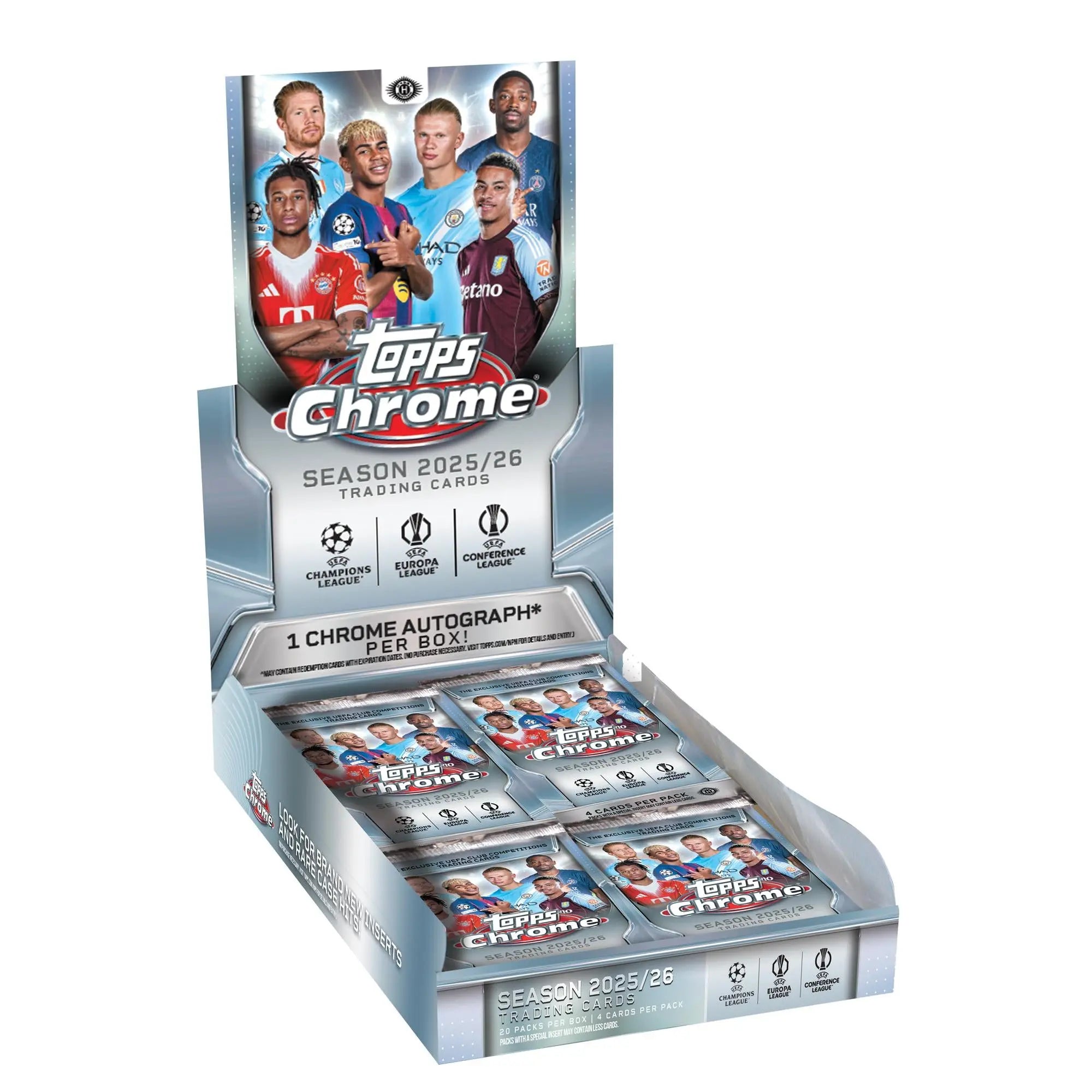 Buy 2025-26 Topps Chrome Champions League Hobby Box Online