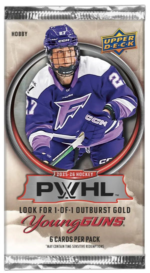 2025-2026 Upper Deck PWHL Hockey Hobby Pack 