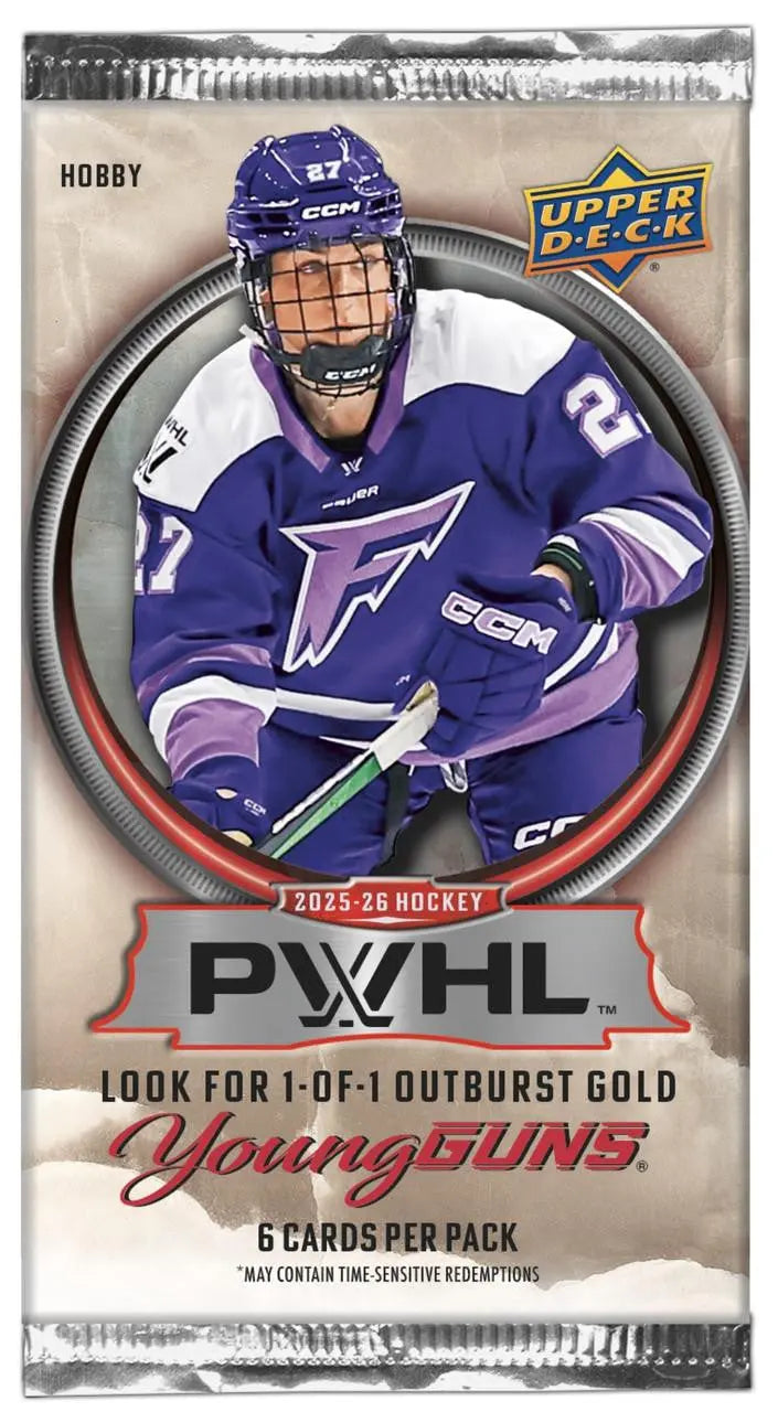 2025-2026 Upper Deck PWHL Hockey Hobby Pack 